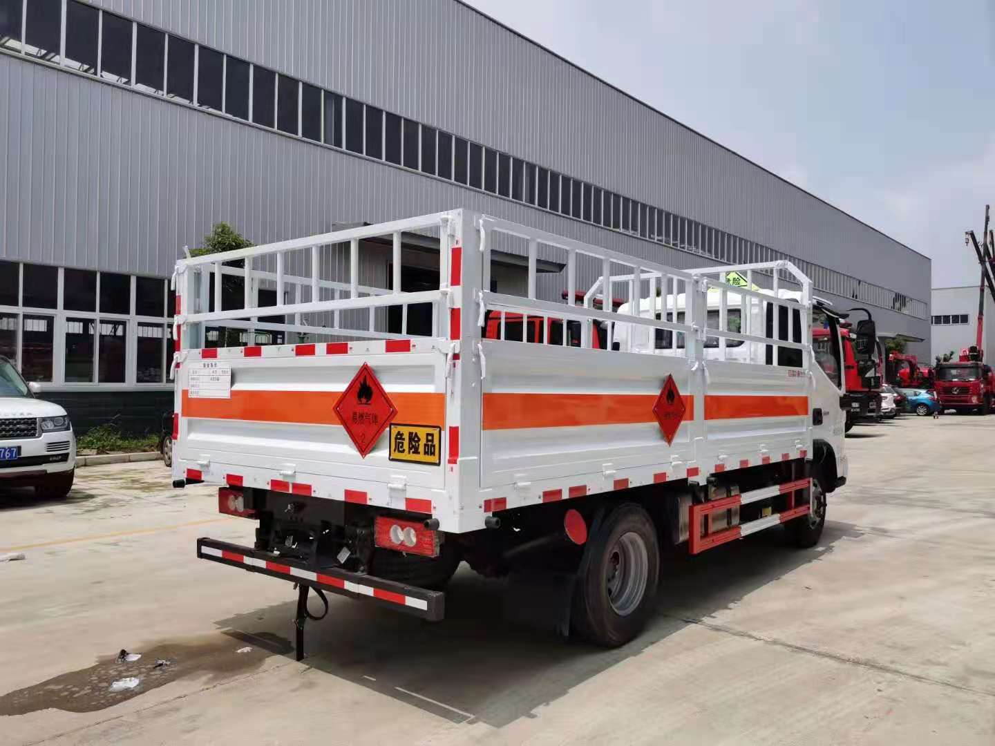 福田歐馬可4.1米貨廂氣瓶運輸車 福田歐馬可4.1米貨廂氣瓶運輸車