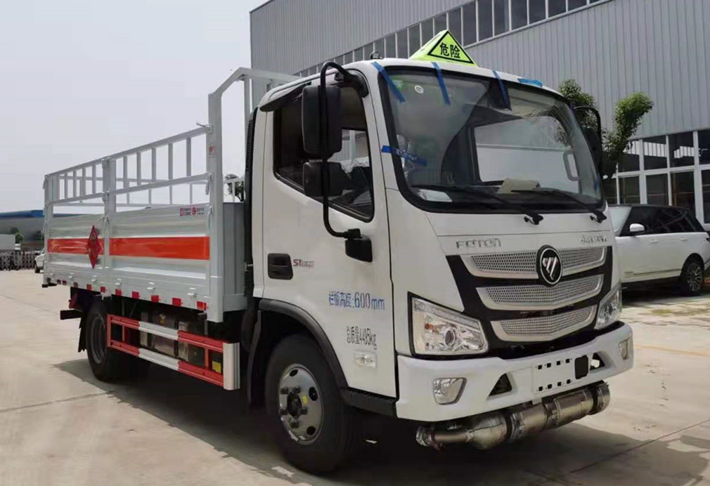 福田歐馬可4.1米貨廂氣瓶運輸車 福田歐馬可4.1米貨廂氣瓶運輸車