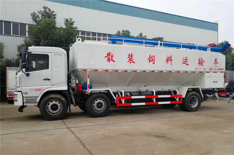 陜汽小三軸散裝飼料運輸車 陜汽小三軸散裝飼料運輸車