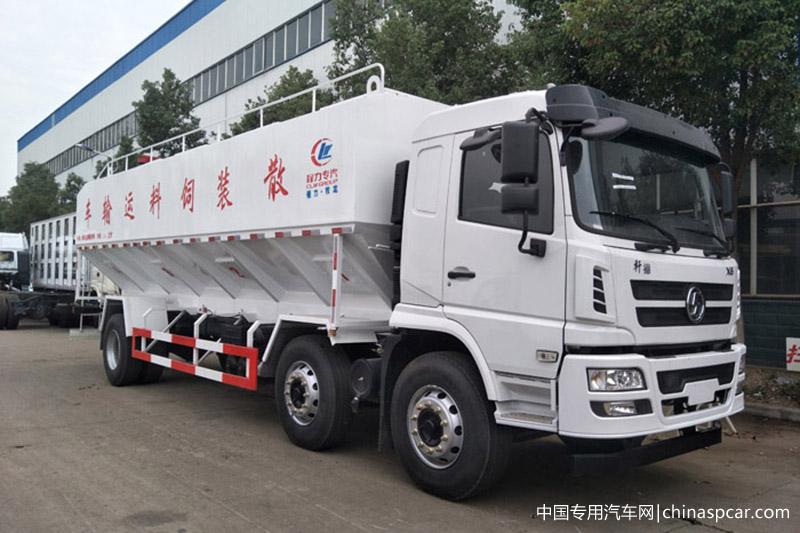 陜汽小三軸散裝飼料運輸車 陜汽小三軸散裝飼料運輸車