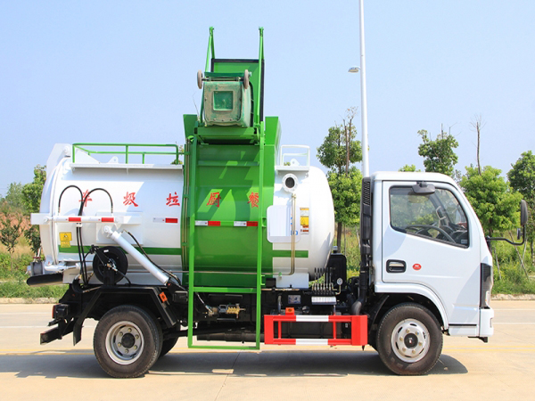 國六小多利卡 4.5方 餐廚垃圾車圓罐 國六小多利卡 4.5方 餐廚垃圾車圓罐