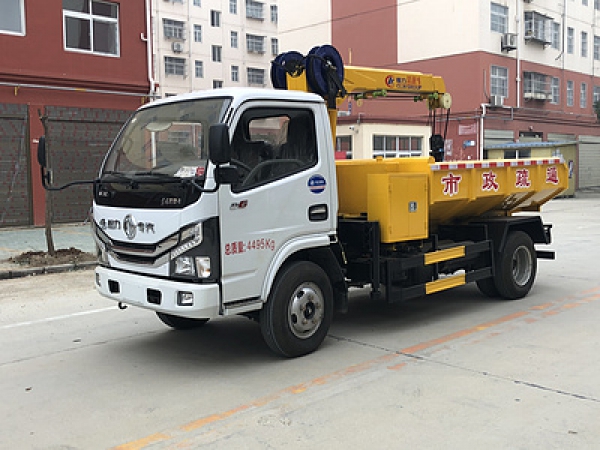 國六東風(fēng)多利卡管道清淤車