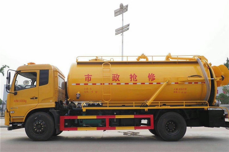 東風(fēng)天錦一體式14方清洗吸污車國六 東風(fēng)天錦一體式14方清洗吸污車國六