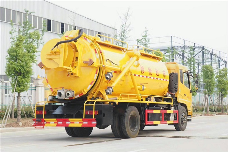 東風(fēng)天錦一體式14方清洗吸污車國六 東風(fēng)天錦一體式14方清洗吸污車國六