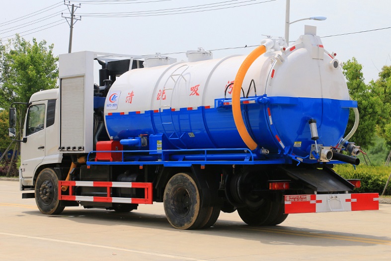 東風天錦15方清洗吸污車國六 東風天錦15方清洗吸污車國六