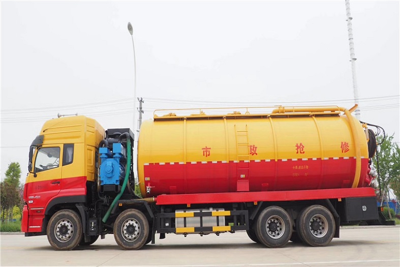 東風天龍前四后八32方清洗吸污車國六 東風天龍前四后八32方清洗吸污車國六