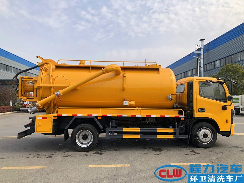 國六東風大多利卡9.2方清洗吸污車一體罐 國六東風大多利卡9.2方清洗吸污車一體罐